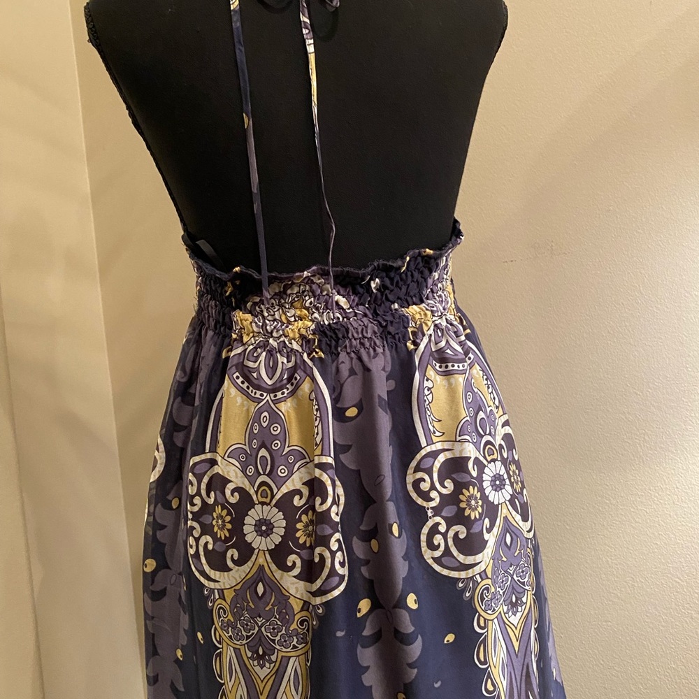 100% silk maxi dress - Picture 3 of 13